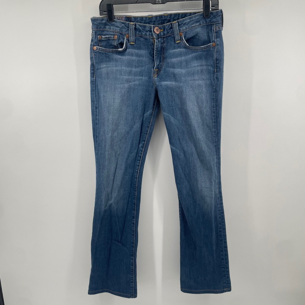 VTG Lucky Brand Jeans Women 10 Blue Bootcut Mid Rise Americana Denim Dungarees